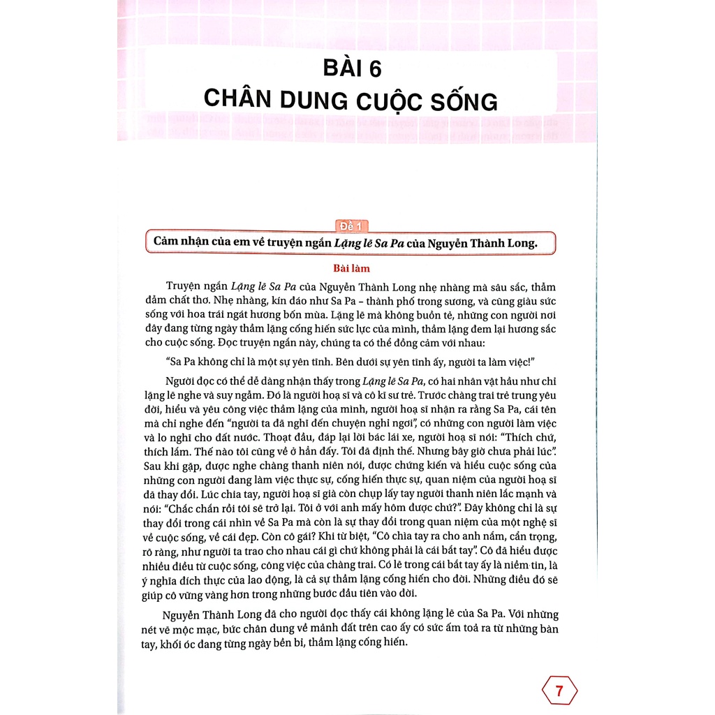 Sách Những Bài Làm Văn Mẫu Lớp 8 - Tập 2