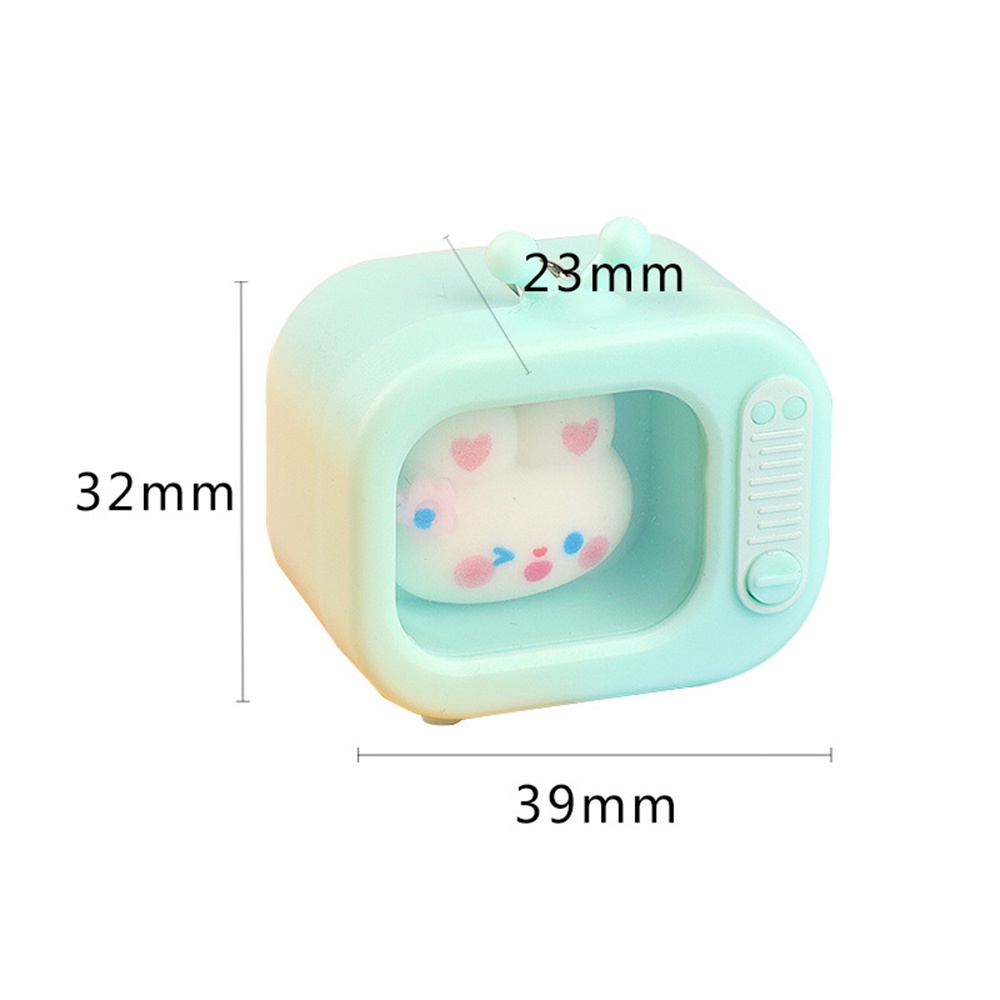 Móc Khóa Hình tv Hoạt Hình Có Đèn led Phát Sáng Dễ Thương