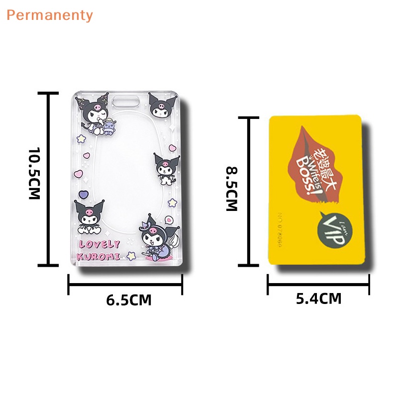 Sanrio kuromi my melody Ví Đựng Thẻ Có Dây Đeo Hoạt Hình anime cinnamoroll pompom purin Dễ Thương Cho Học Sinh
