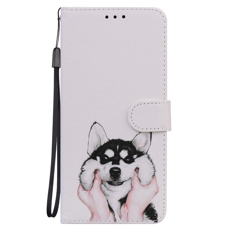 Bao Da Điện Thoại Nắp Gập Chống Rơi Hình Mèo Và Hoa Hồng Cho iphone 12 11 xs x xr 8 7 se 2022 2020 pro max plus Vỏ