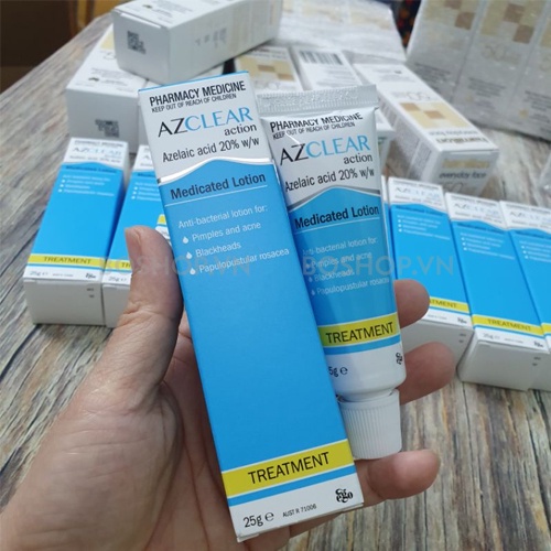Kem bôi đa năng Azclear 20% Azelaic acid giảm mụn, mờ thâm .