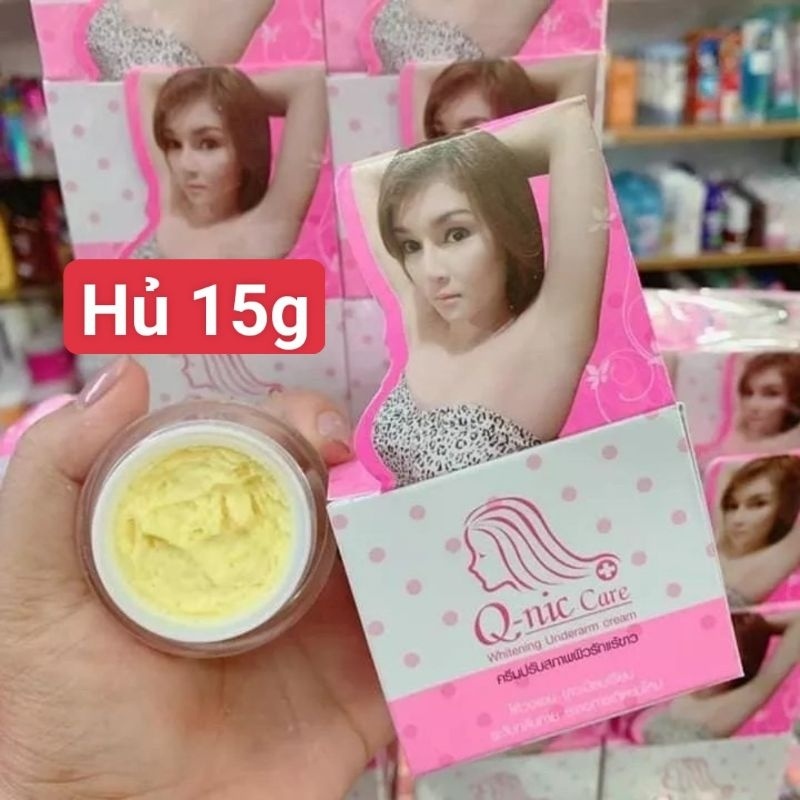 Kem Nách Qnic Care Thái Lan hộp khắc 15g Hàng chuẩn công ty