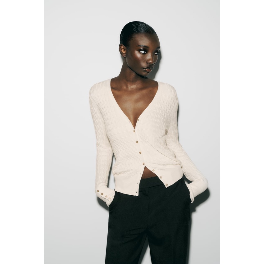 Áo len cadigan Zara authentic