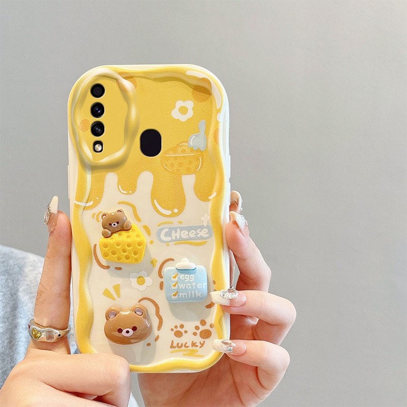 Ốp lưng samsung a20s Dễ Thương Ốp Điện Thoại Chống Sốc Hình Búp Bê Hoạt Hình 3d Thời Trang Cho samsung a20s