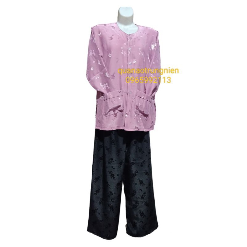 Bộ gấm hoa bà già, bộ bà ba người già CAMAVINGA