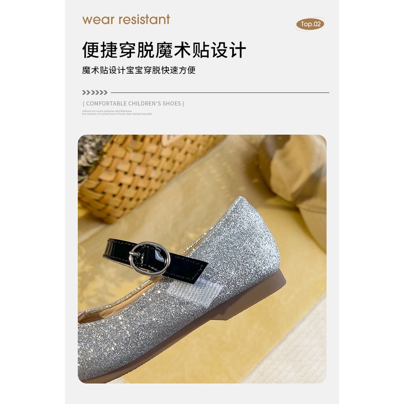 Giày Công Chúa Biểu Diễn Thời Trang Cho Bé Gái