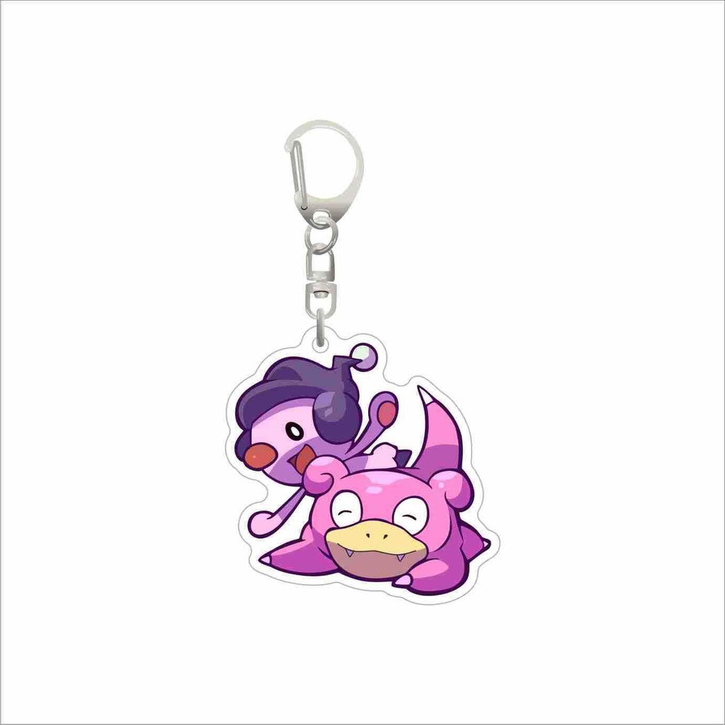 Pokémon Pokémon Acrylic Móc khóa Mặt dây chuyền ngoại vi Huy hiệu Trâm cài