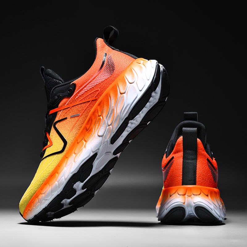 Giày đôi Giày chạy marathon đường dài Giày thể thao giảm xóc nam và nữ Size 36-45