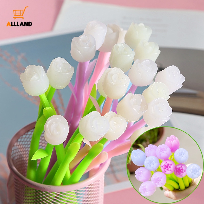 Bút Mực gel Thay Đổi Màu Sắc Hoa tulip Dành Cho Học Sinh / Văn Phòng