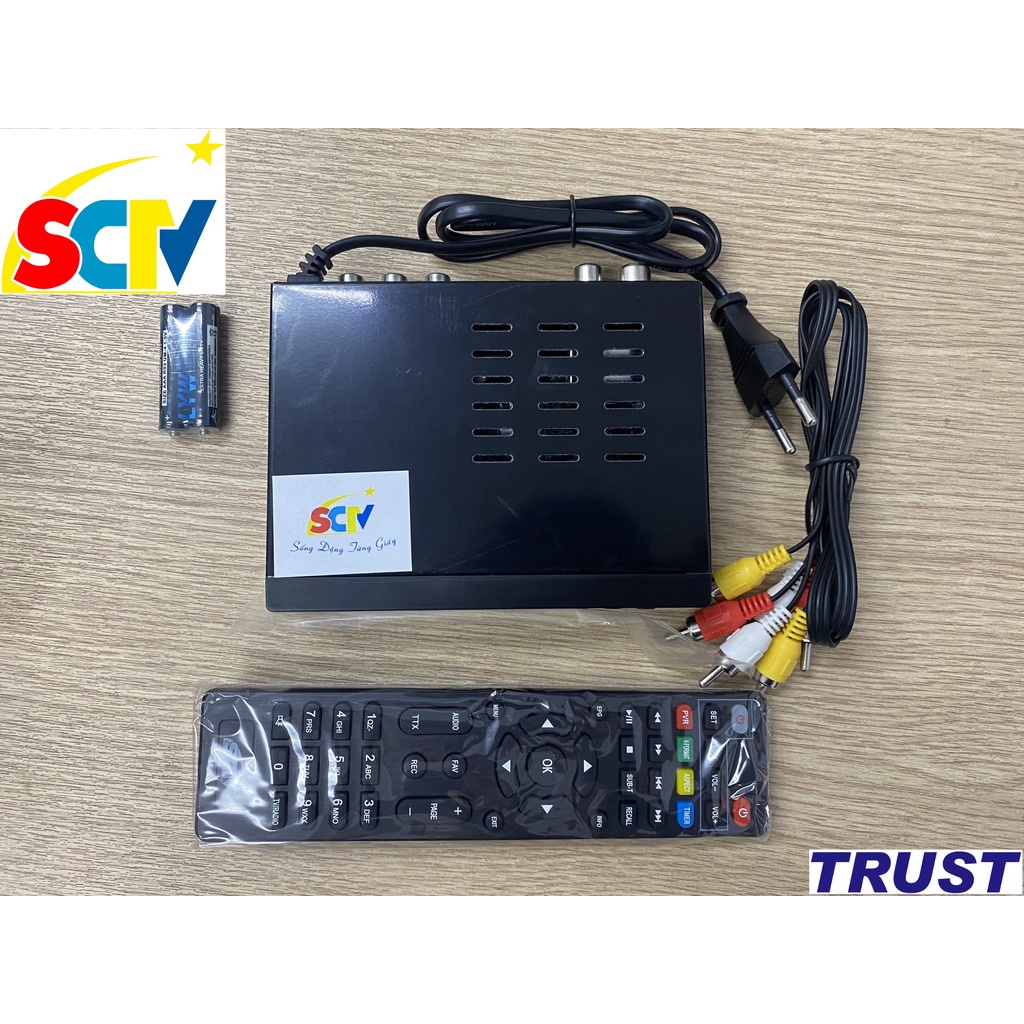 Đầu thu truyền hình số mặt đất DVB-T2 SCTV, VTC, HTV, VTV Cab JN-820T2 - Full box mới 100%