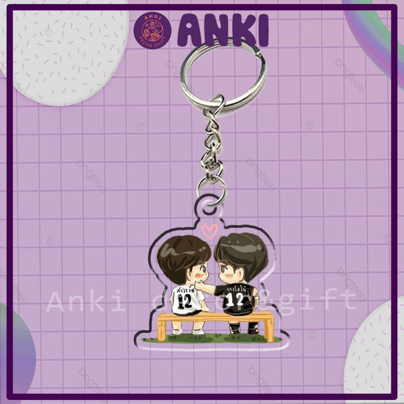 Keychain, móc khóa chibi BRIGHTWIN, móc khóa mica trong suốt, quà tặng sưu tập, quà tặng ý nghĩa, hình nhân vật
