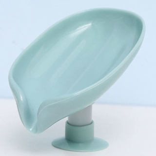 Khay đựng xà phòng thoát nước dọc chân đế hút chân không hình lá sen cho nhà tắm sang chảnh - Menta Shop