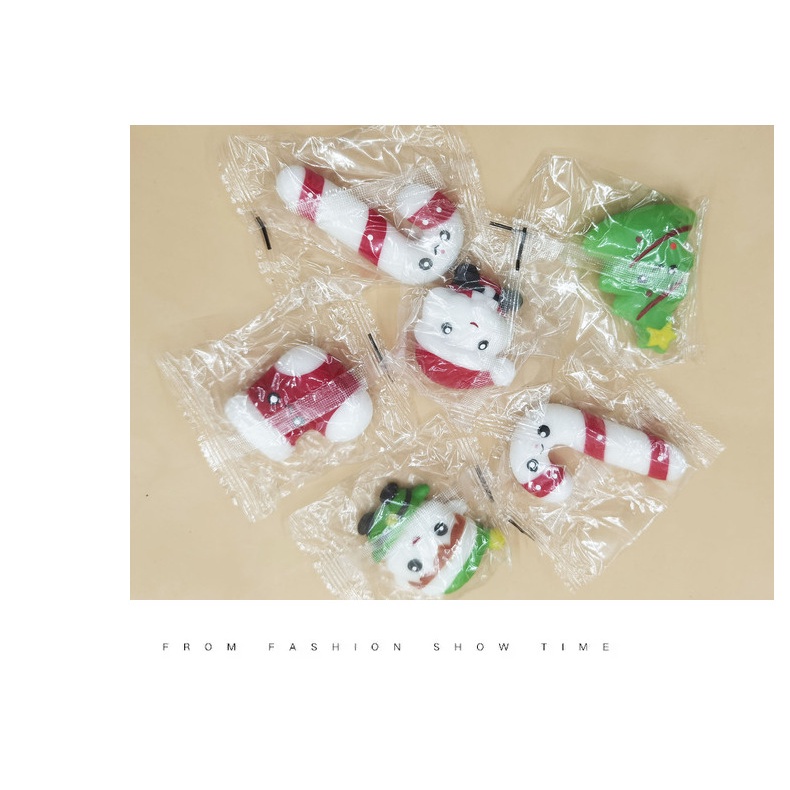 1 Đồ Chơi Squishy Hình Ông Già Noel Giúp Giảm Căng Thẳng