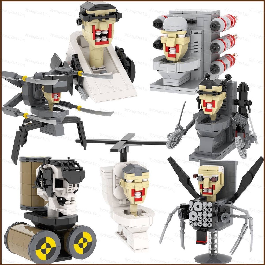 Đồ Chơi Mô Hình toilet Trượt Tuyết Tên Lửa katana flying Knight Cho Trẻ Em Mới