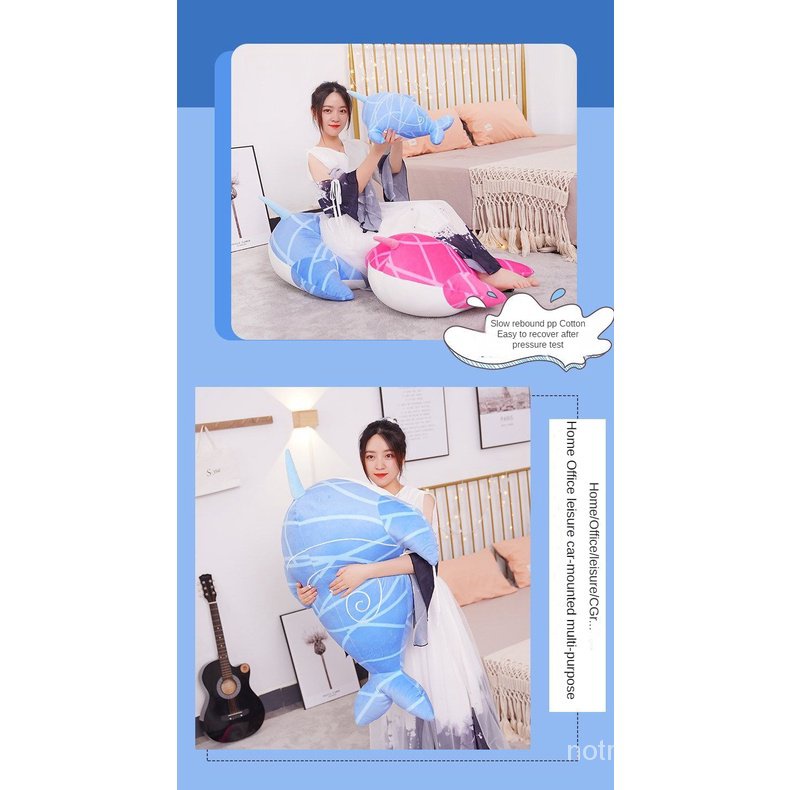★Genshin Impact★Cá Voi Nhồi Bông Mềm Mại Xinh Xắn