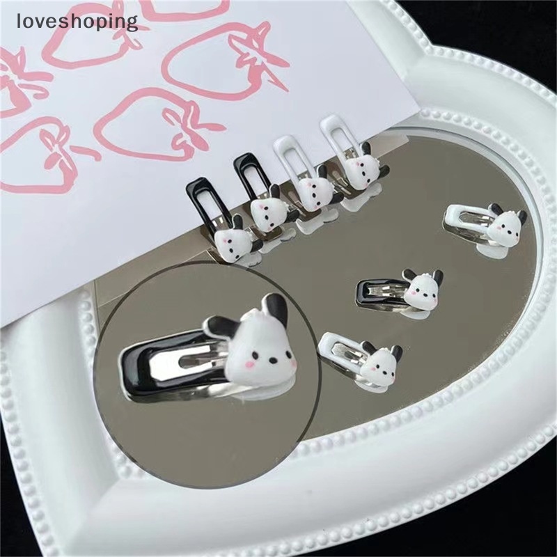 Set 2 Kẹp Tóc Hình Chú Chó Hoạt Hình Dễ Thương Cho Nữ