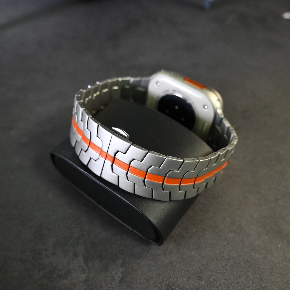 Ultra Dây Đeo Bằng Titan Sang Trọng Cho Đồng Hồ Thông Minh apple watch 49mm series 9 8 7 41 45mm 44 42mm 40mm 9 8 7