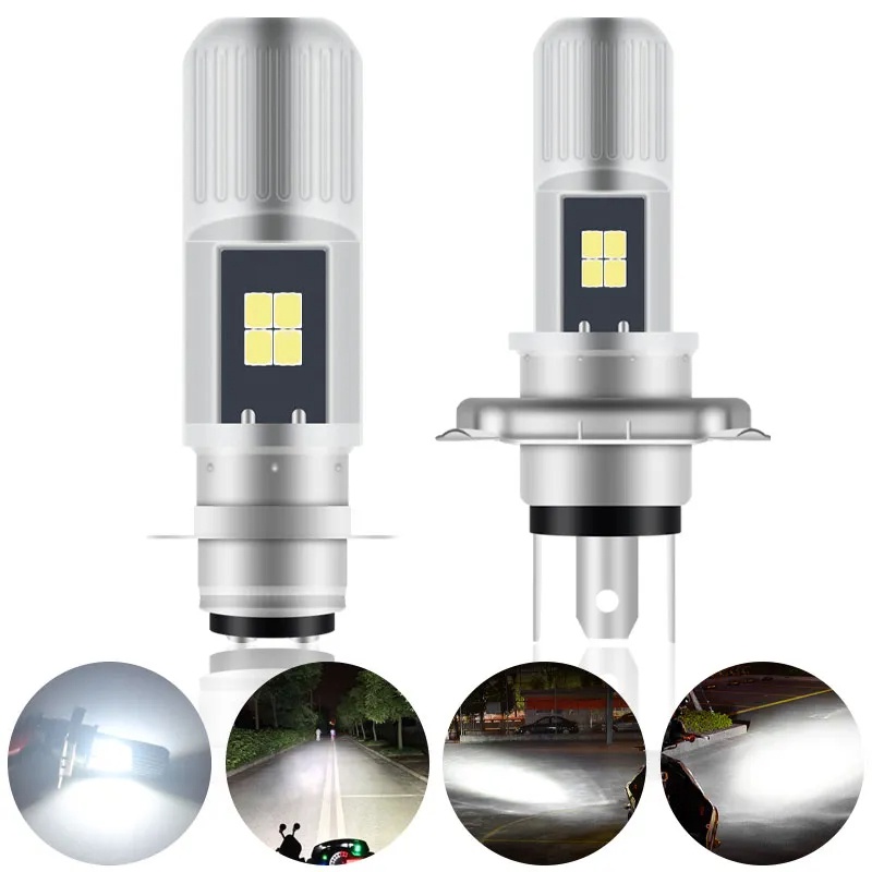 1 X Đèn Pha led p15d h6m h4 2835smd 3w Chất Lượng Cao Cho Xe Mô Tô