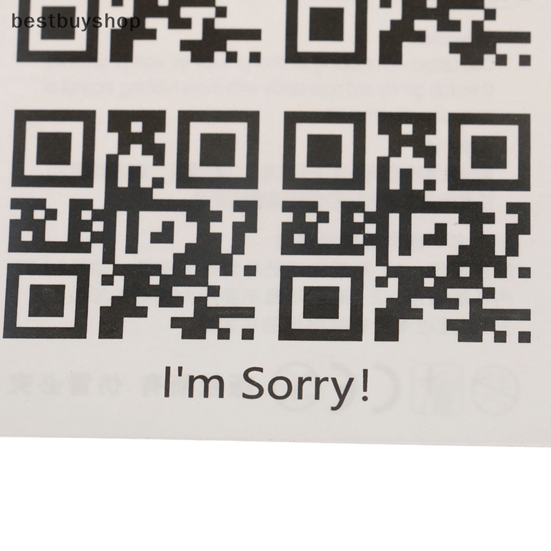 Hình Xăm Dán Tạm Thời Họa Tiết qr Sáng Tạo Chống Thấm Nước Mới