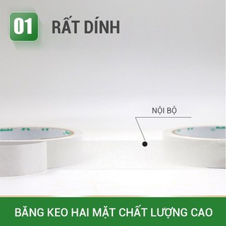 [FREESHIP]  Băng Keo giấy 2 Mặt Nhiều Kích Thước