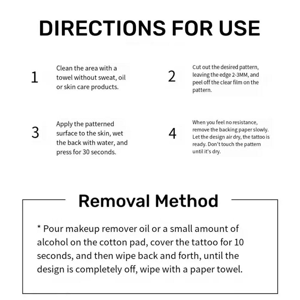 Miếng Dán Giả Hình Xăm Lông Mi Tự Nhiên