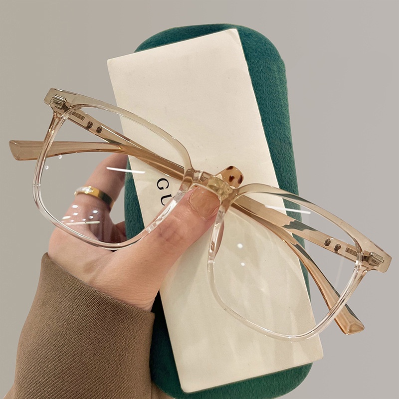 Mắt Kính Gọng Vuông Chống Ánh Sáng Xanh Thời Trang Cho Nữ