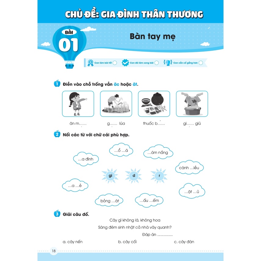 Sách - Vở Luyện Viết Chính Tả Lớp 1 - Âm - Vần - Dấu Thanh (MEGA)