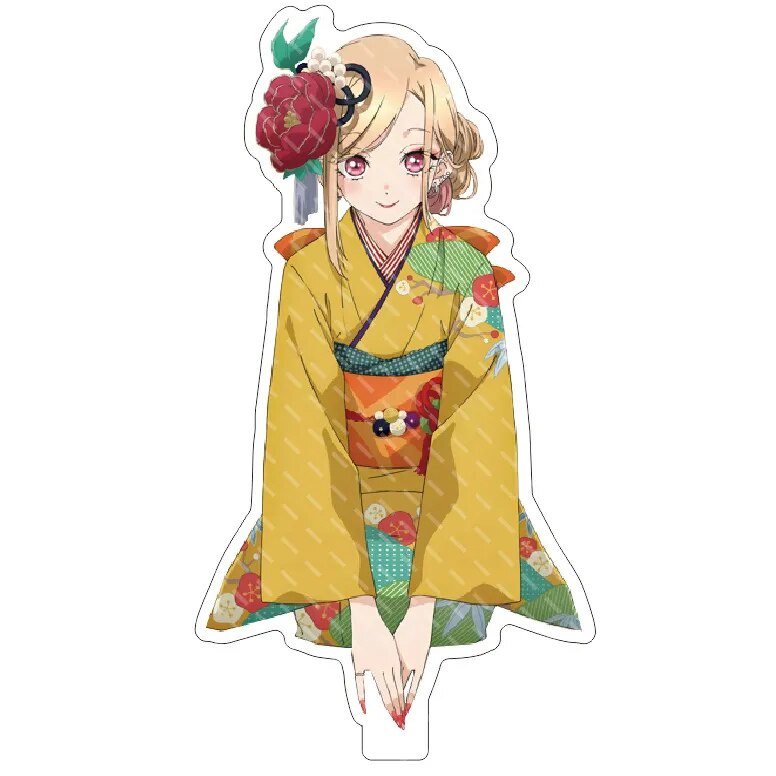 Mô hình Standee Anime My Dress-Up Darling Acrylic x Kitagawa Marin Kuroe Shizuku Phụ kiện trang trí để bàn góc học tập