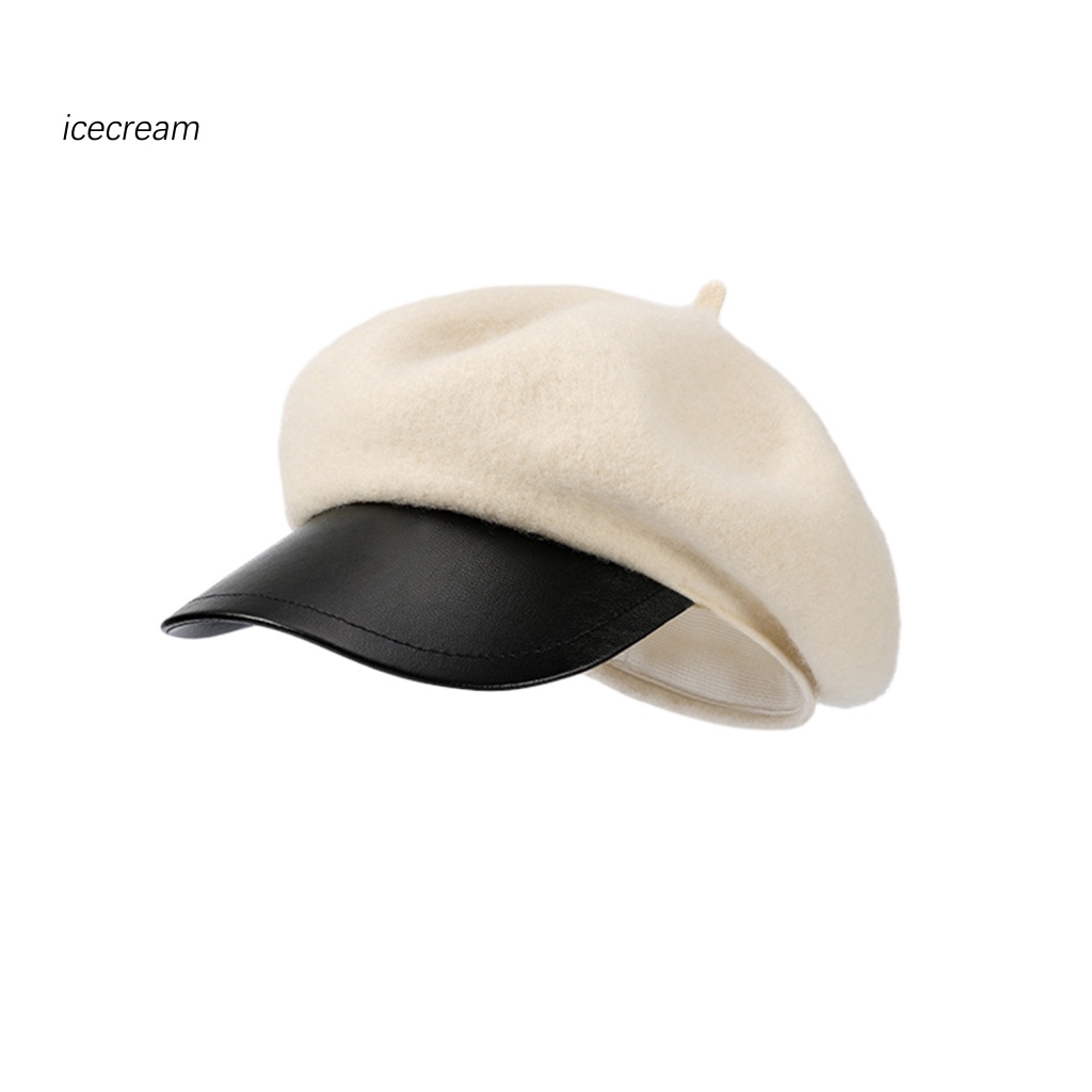 Mũ beret Len Phong Cách Pháp Cổ Điển 12.mx Thời Trang Thu Đông Cho Nữ