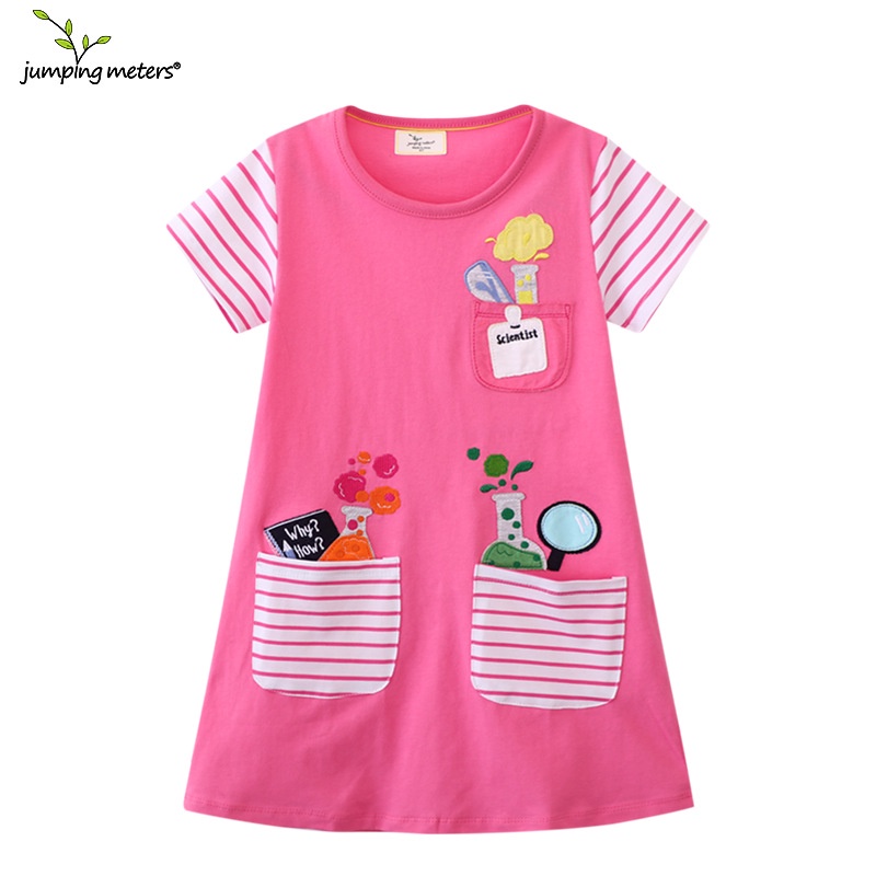 Đầm Công Chúa Thêu Hình Kỳ Lân Phong Cách Mới Cho Bé Gái @ qqz @ jumping