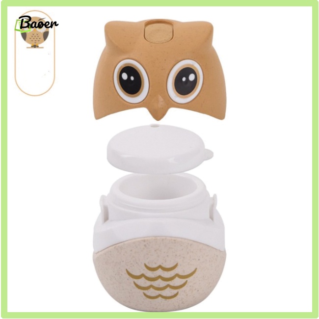 Hộp Đựng Tăm Xỉa Răng Hình Cú Mèo Dễ Thương