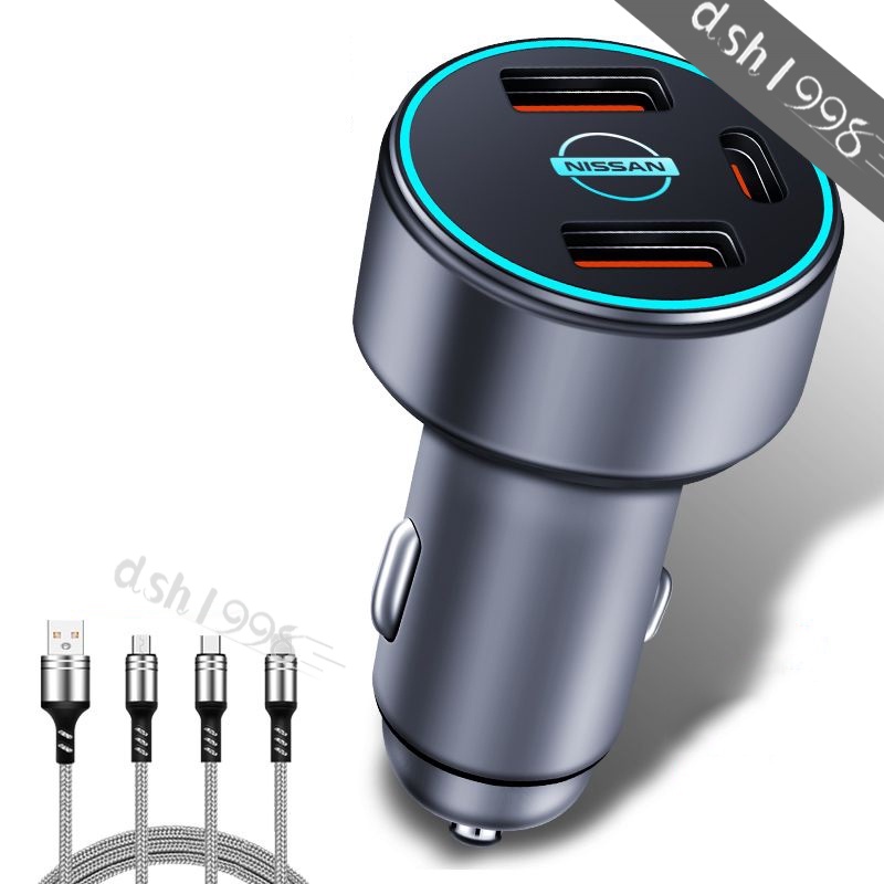 Bộ Sạc Nhanh 120w Cho Xe Hơi nissan teana almera sylphy grand livina x trail latio serena navara frontier sunny