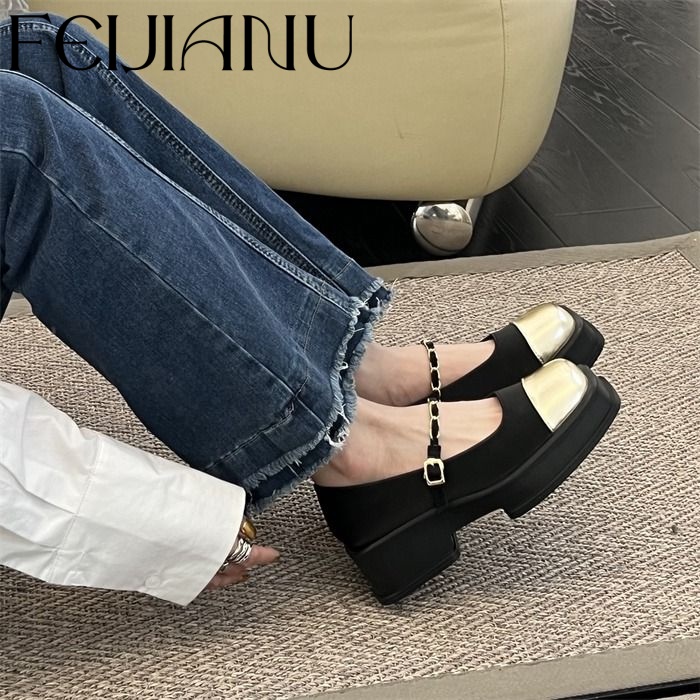 FEIJIANU  Dép nữ giày búp bê nữ Hở Ngón Đế Dày Thời thượng Thể thao và thời trang Thể thao Cá tính FDL2300MPG 41Z231012