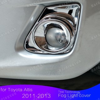 Khung viền đèn sương mù phía trước bằng chrome cho xe hơi toyota corolla altis 2007-2013 2008 2009 2010 2011 2012