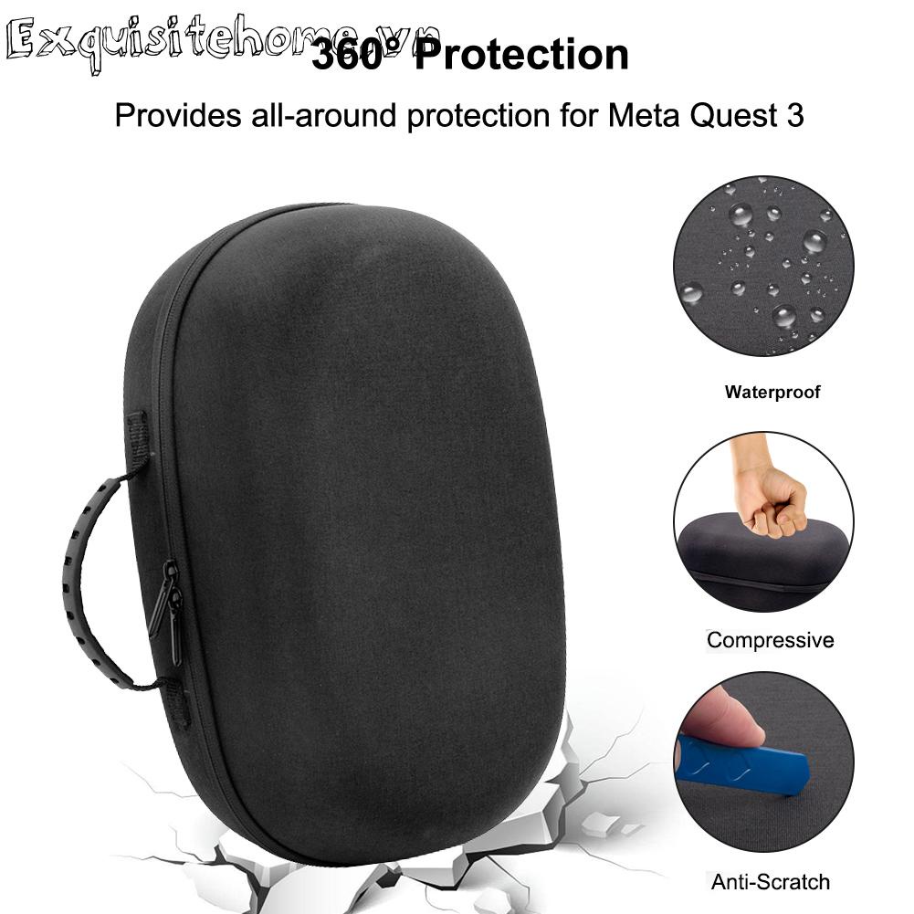 Túi Lưới Đựng Tai Nghe Chụp Tai Cho meta quest 3 vr