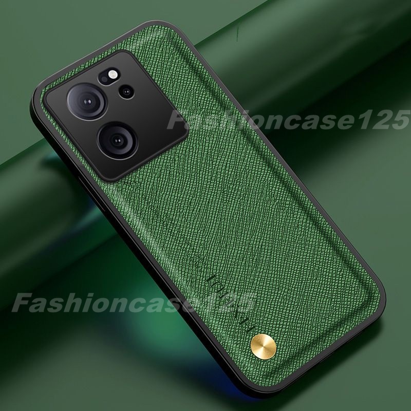 Ốp Điện Thoại Da Viền tpu Dẻo Màu Trơn Thiết Kế Đơn Giản Sang Trọng Chống Sốc Cho xiaomi13t xiaomi mi 13t pro 5g 13tpro mi13t 2023 edge