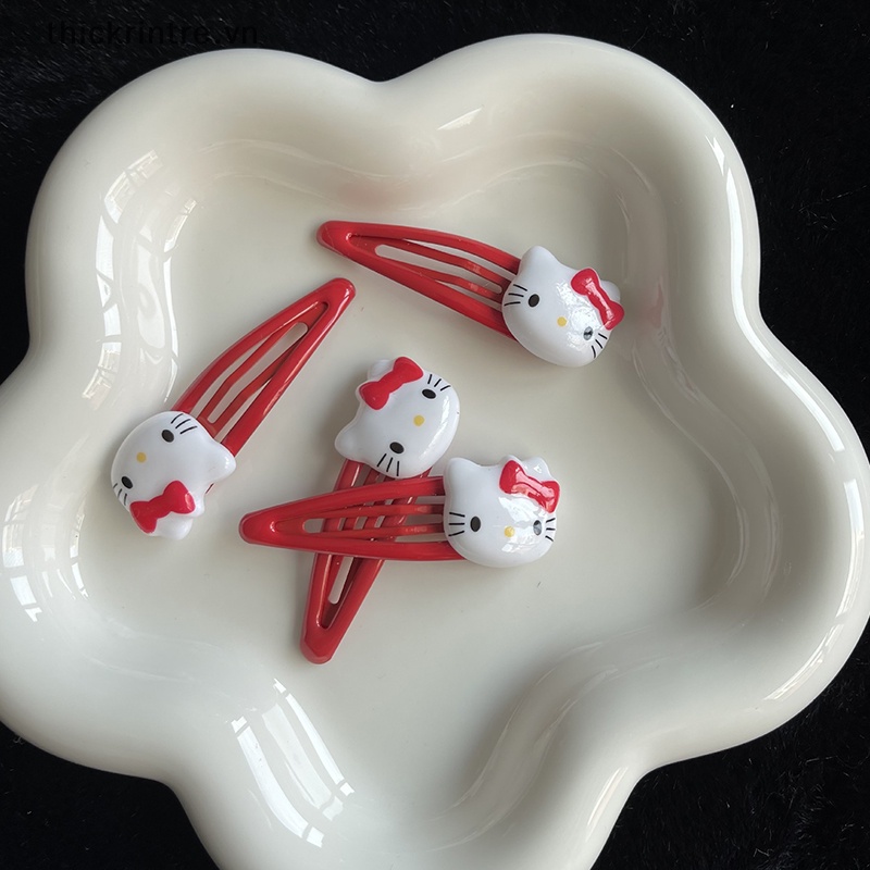 1 Kẹp Tóc Hình hello kitty Dễ Thương Cho Bé Gái y2k vn