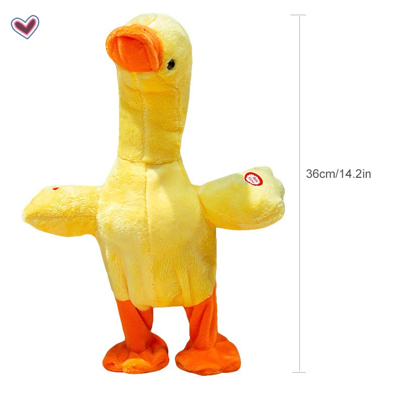 Vịt Nhồi Bông Pin Có Nhạc Vui Nhộn Cho Bé