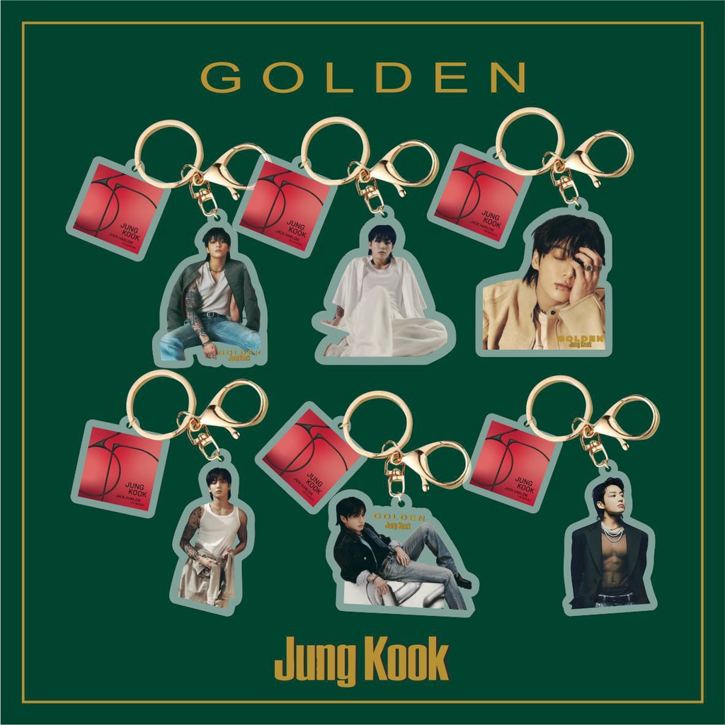 Móc Khóa acrylic In Hình Các Thành Viên Nhóm bts jungkook