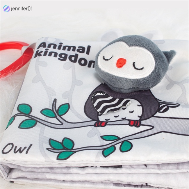 Sách Vải Hình Động Vật Biển Dễ Thương Cho Bé 0-1 Tuổi