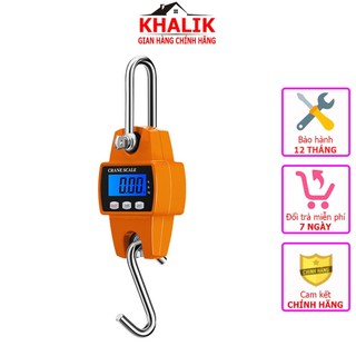 Cân móc treo điện tử công nghiệp 300kg KHALIK OCS-L, cân cần trục, cần cẩu cho nhà xưởng công nghiệp di động