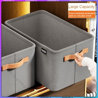 Hộp đựng quần gia dụng Hộp đựng quần áo dung tích lớn Ngăn kéo lớn có thể gập lại Khung thép Giỏ đựng tủ quần áo