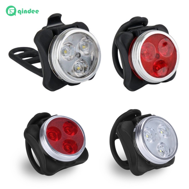 Bộ Đèn Pha Trước / Sau Chống Thấm Nước ipx4 Kèm Sạc Tiện Dụng Cho Xe Đạp Địa Hình mtb