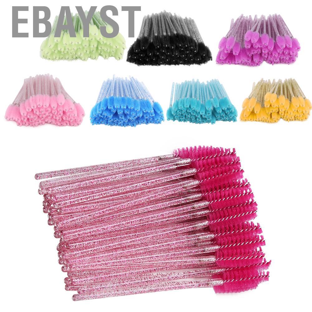Ebayst Non‑toxic Disposable Eyebrow Brush  Eyelash for Practice Makeup