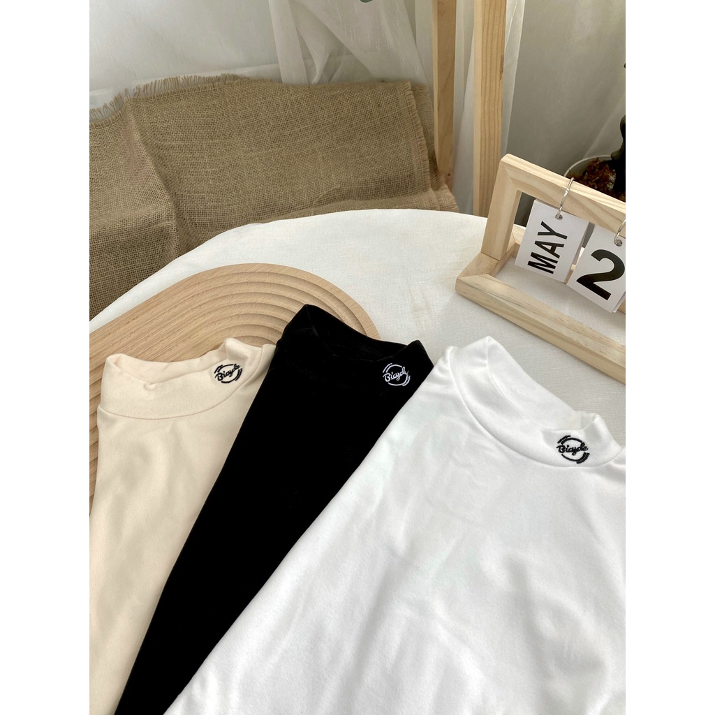 Áo giữ nhiệt thu đông dài tay cho bé trai bé gái chất cotton dày dặn