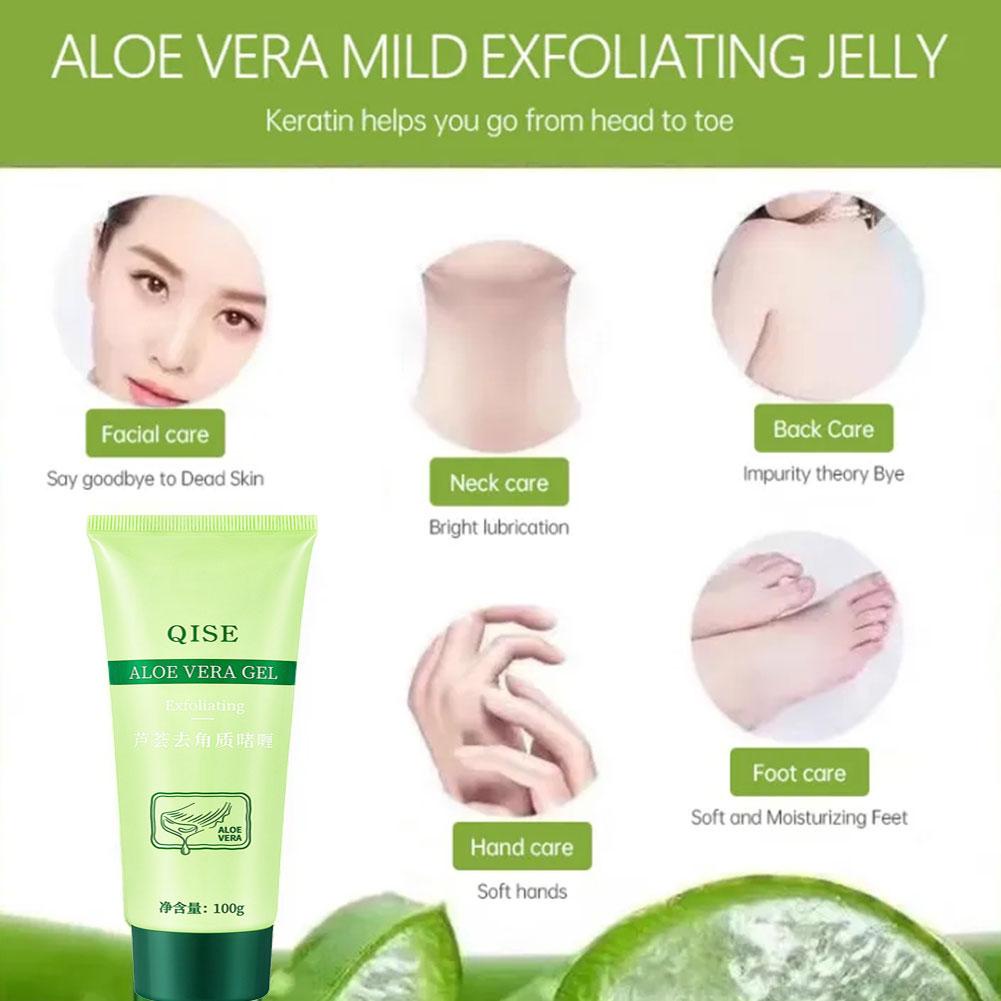 Aloe gel Tẩy Tế Bào Chết Làm Sạch Sâu Và Dưỡng Ẩm Cho Da Mềm Mịn s5n0