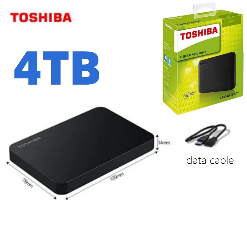 Ổ cứng gắn ngoài Toshiba 2TB / ổ cứng gắn ngoài 2,5 inch Ổ cứng gắn ngoài 4TB HD 1TB