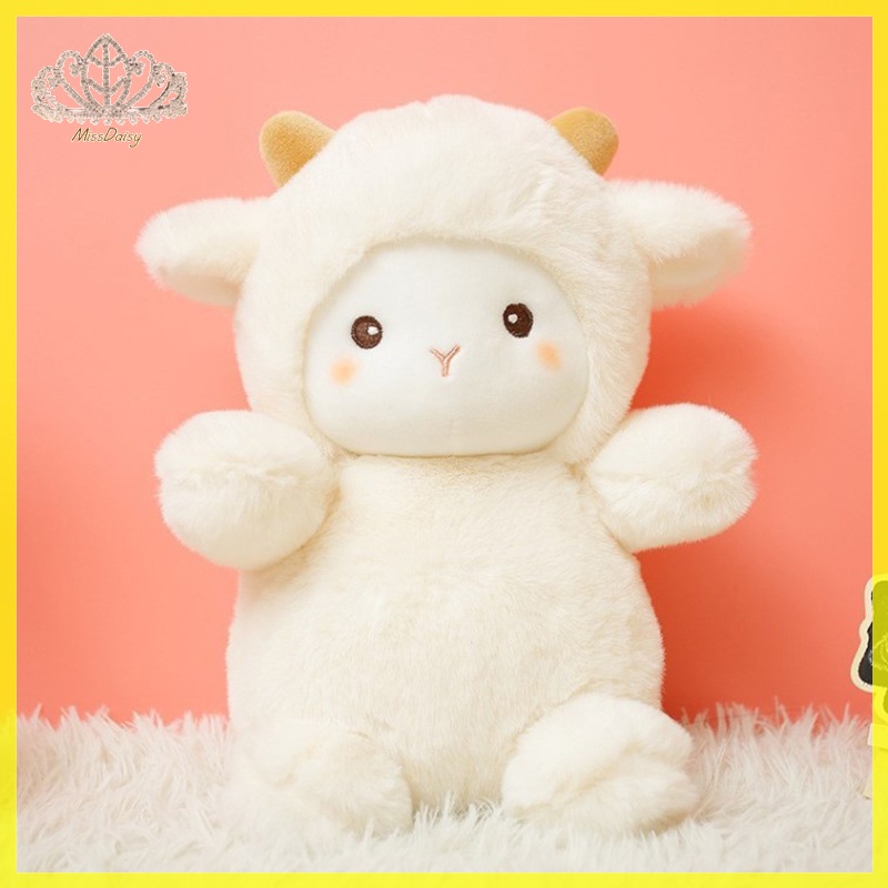 Thú Nhồi Bông Hình Cừu alpaca 25cm Siêu Dễ Thương