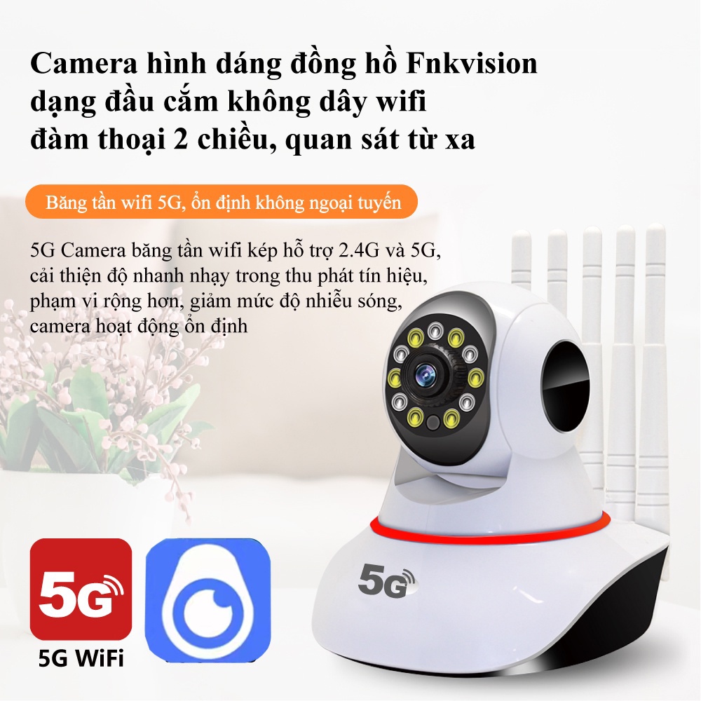 CAMERA IP H-D 360, QUAN SÁT RÕ NGÀY VÀ ĐÊM, KÈM THẺ NHỚ, BẢO HÀNH 1 NĂM,wifi, camera mini.