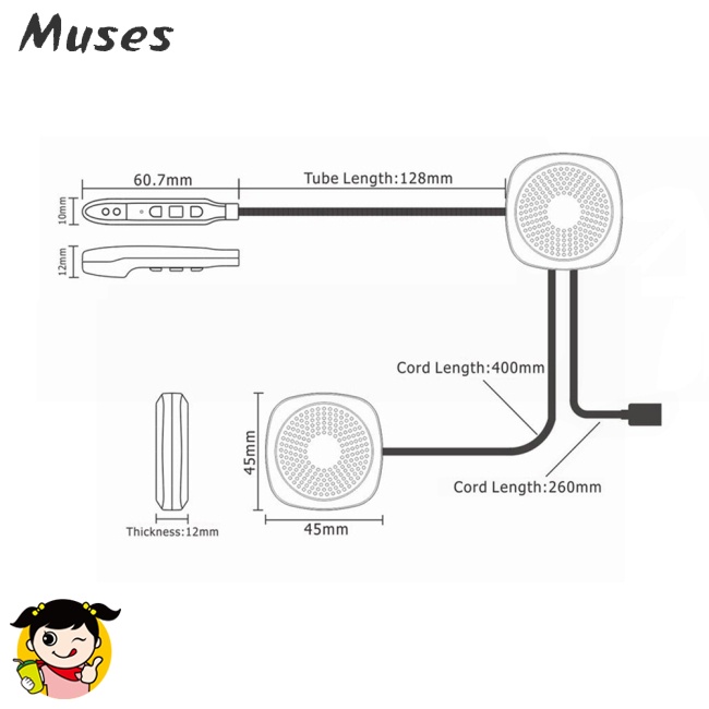 Tai Nghe t2 Gắn Mũ Bảo Hiểm Tích Hợp Nghe Gọi Rảnh Tay Khi Chơi Thể Thao Ngoài Trời